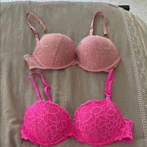 Victoria's Secret Pink Push-Up Bra Set